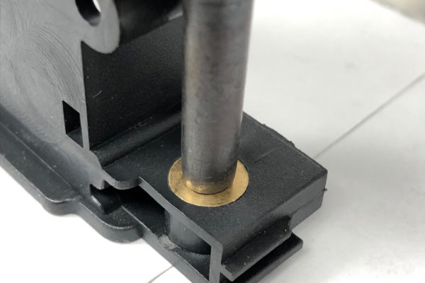 heat staking metal inserts